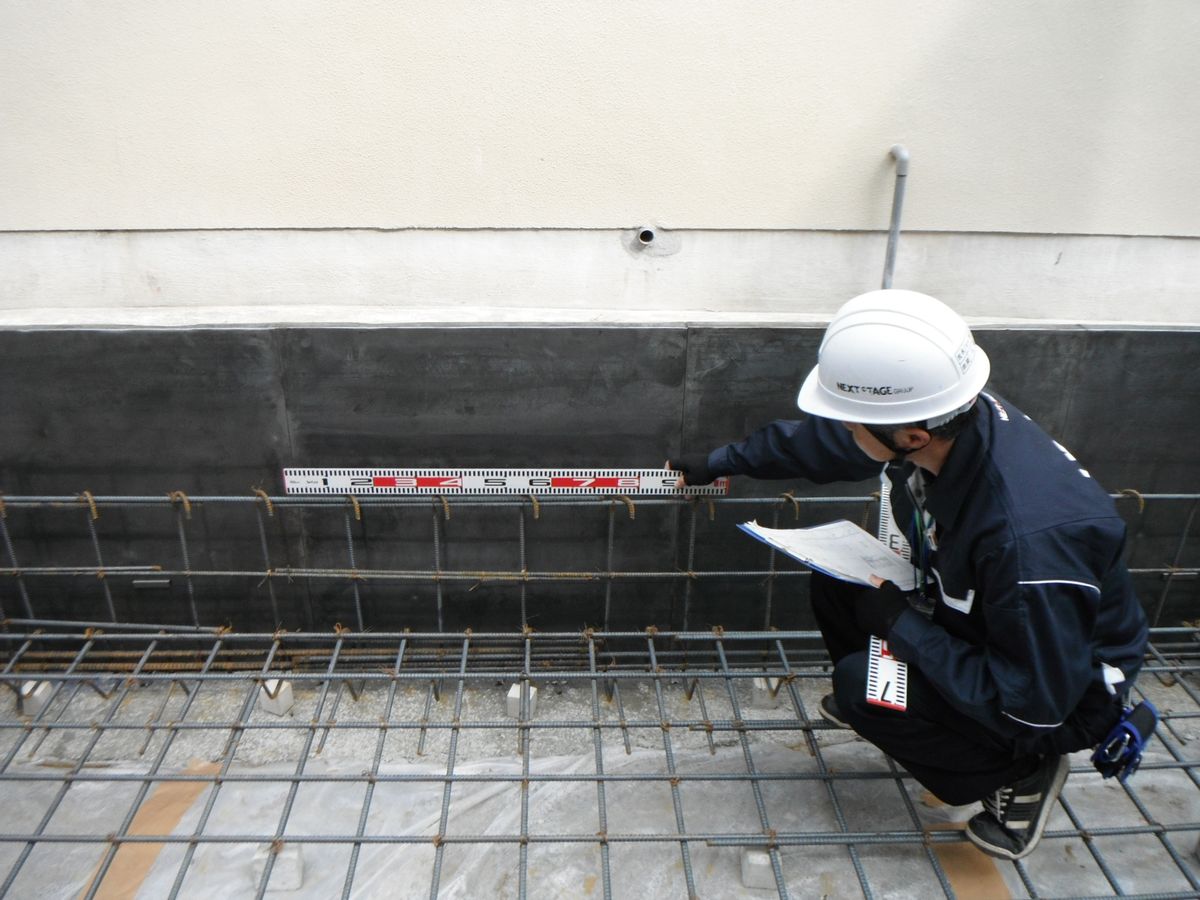基礎配筋の検査
