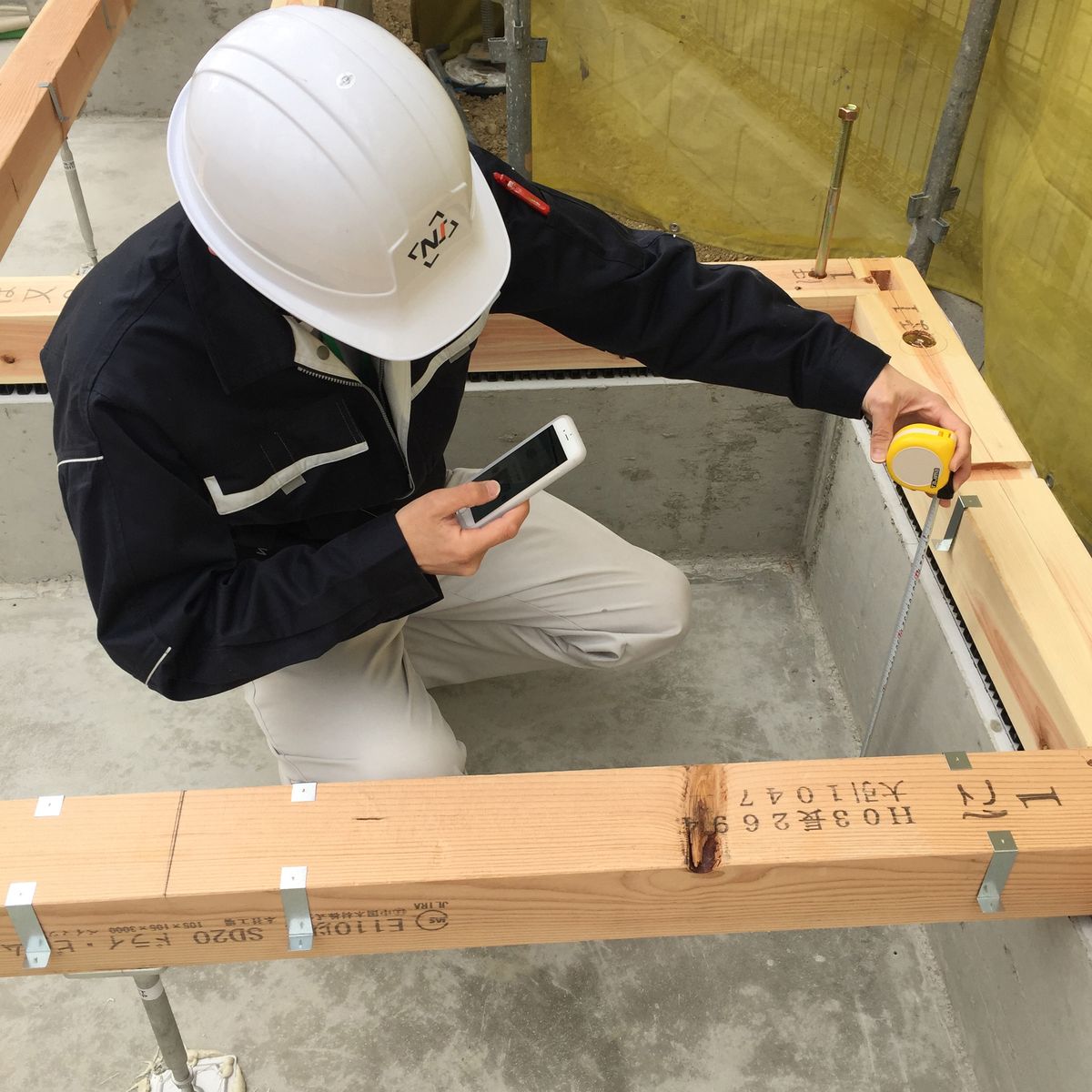 土台・金物の検査